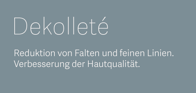 Dekolleté Straffung